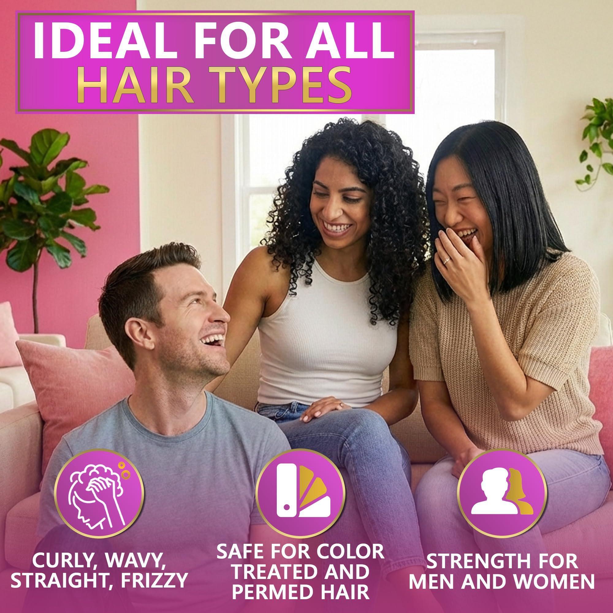 Rice Water Shampoo and Conditioner Set 16 Fl Oz Set of 2 Sulfate Free and Paraben Free Blend for Thinning Hair Volume and Thickness for Fine Hair Volumizing Salon Quality For Women and Men