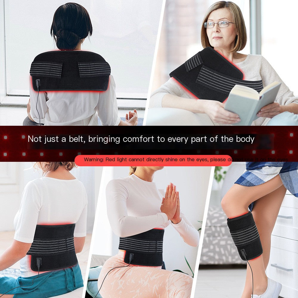 Red light 120 LED Light Therapy Infrared Heating Belt